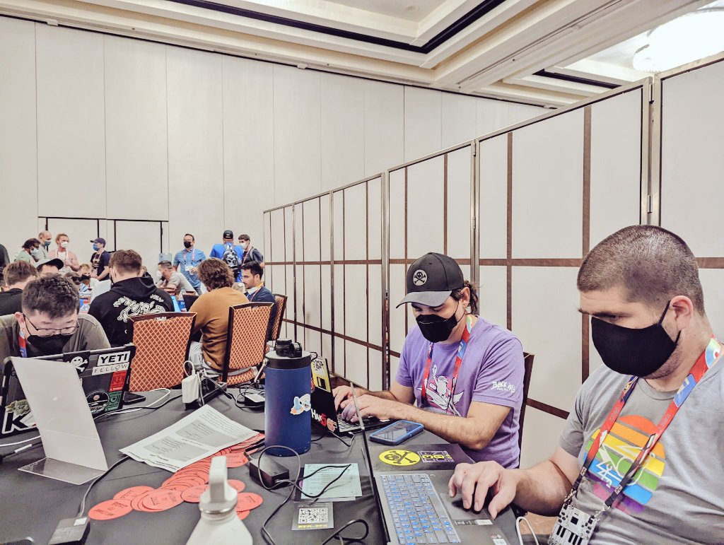 AdversaryVillag's tweet photo. Day 2 of #AdversaryWars #CTF
#AdversaryVillage #DEFCON @DEFCON https://t.co/jfzYIn9dWx