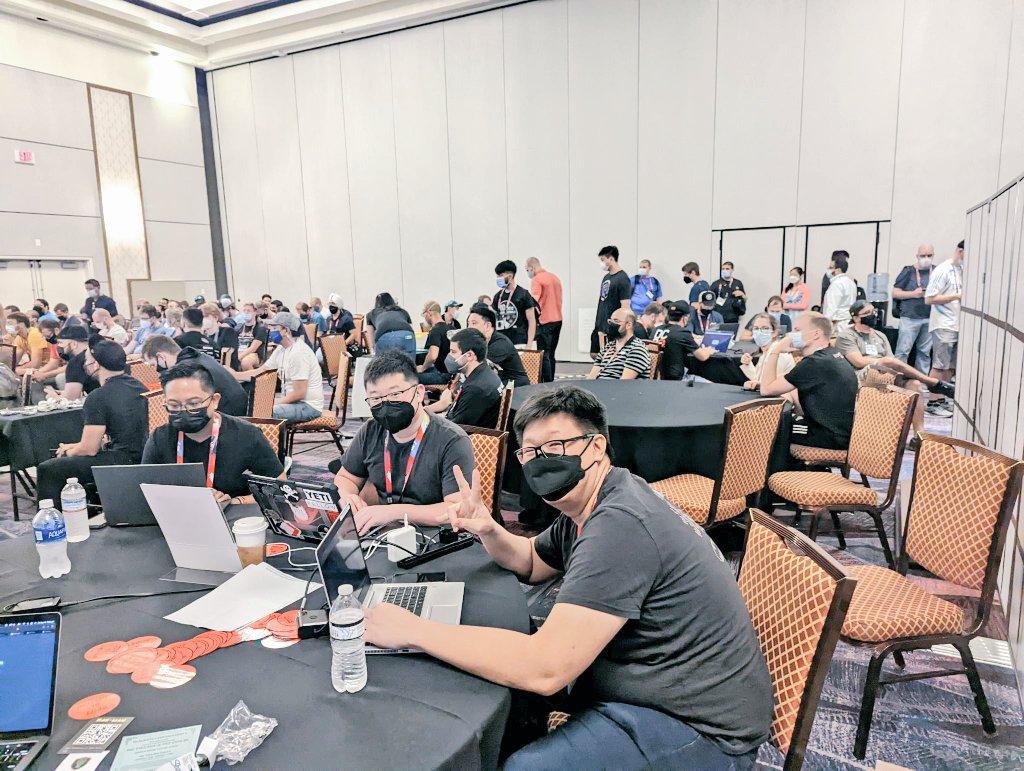 AdversaryVillag's tweet photo. Day 2 of #AdversaryWars #CTF
#AdversaryVillage #DEFCON @DEFCON https://t.co/jfzYIn9dWx
