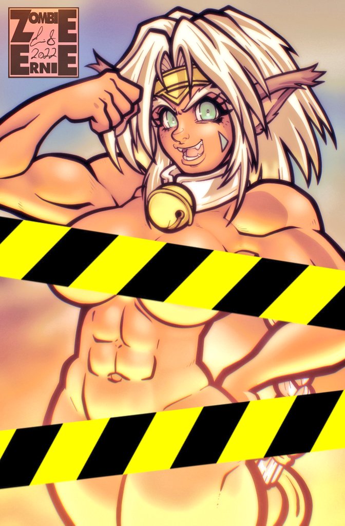 「Sorry to make you wait!Aisha Clanclan wa」|ZombieErnieのイラスト