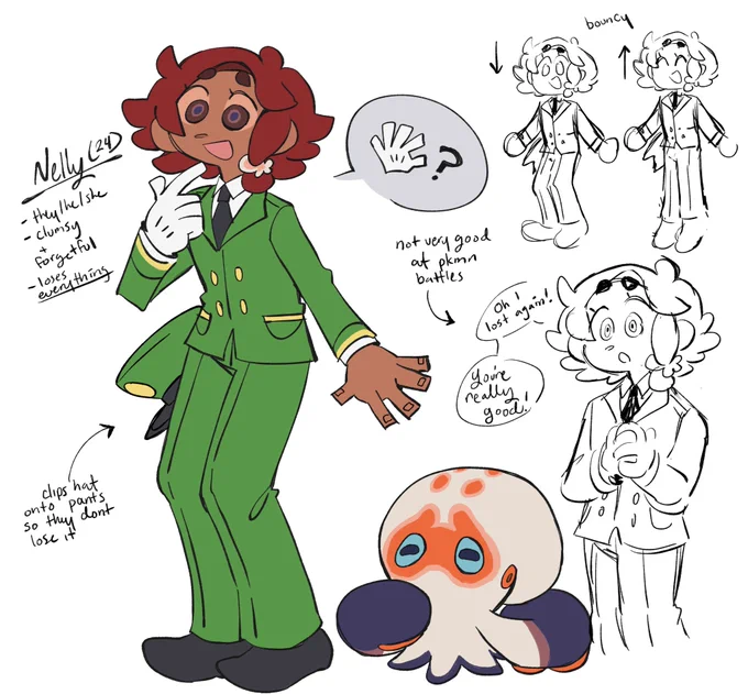 [pokemon, oc] saw ppl were makin depot agents so i made one too! 