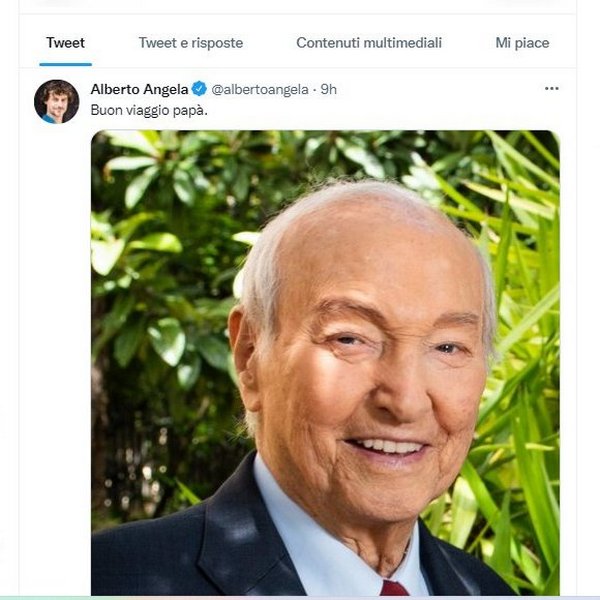 gcarlo74's tweet photo. Addio a Piero Angela, padre della divulgazione scientifica televisiva italiana https://t.co/74Sbg6LoZt https://t.co/h1QfZj8o0W