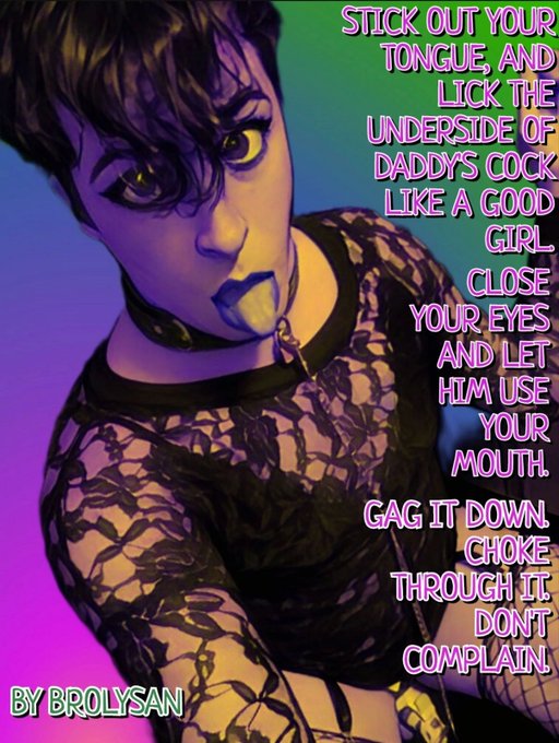 Close your eyes and let him use your mouth!  Caption by Brolysan Kik: @ Brolysan  Sissy Caption Gallery: https://t<a href="/tag/sissy"class="tags"><span>#sissy</span></a><a href="/tag/sissification"class="tags"><span>#sissification</span></a><a href="/tag/hypno"class="tags"><span>#hypno</span></a><a href="/tag/ts"class="tags"><span>#ts</span></a><a href="/tag/feminization"class="tags"><span>#feminization</span></a>