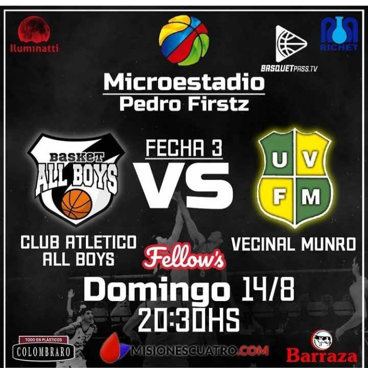 Se viene la Tercera fecha de la #LigaMetropolitana , mañana recibimos al Club Union Vecinal Munro a partir de las 20:30hs

#VamosAllBoys
#prefederal
#basquet
#allboys