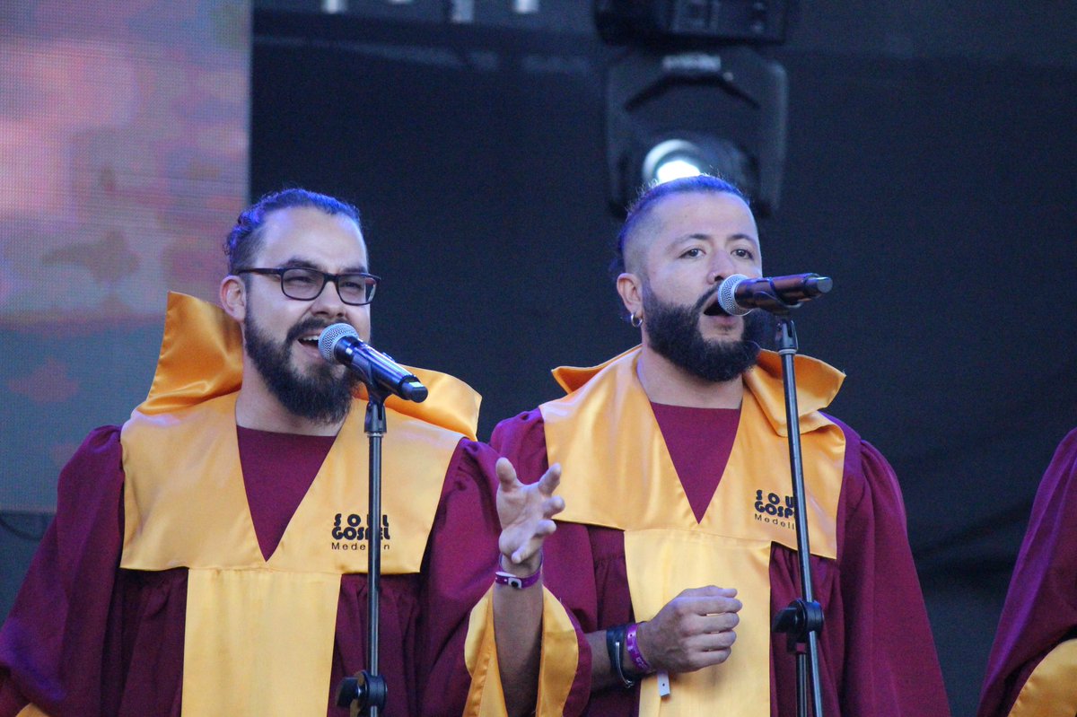 !Soul Gospel  nos deleitan con sus hermosas voces! Que alegría escucharlos en nuestro Gospel Park.

Organiza:<a href="/AlcaldiadeMed/">Alcaldía de Medellín</a>