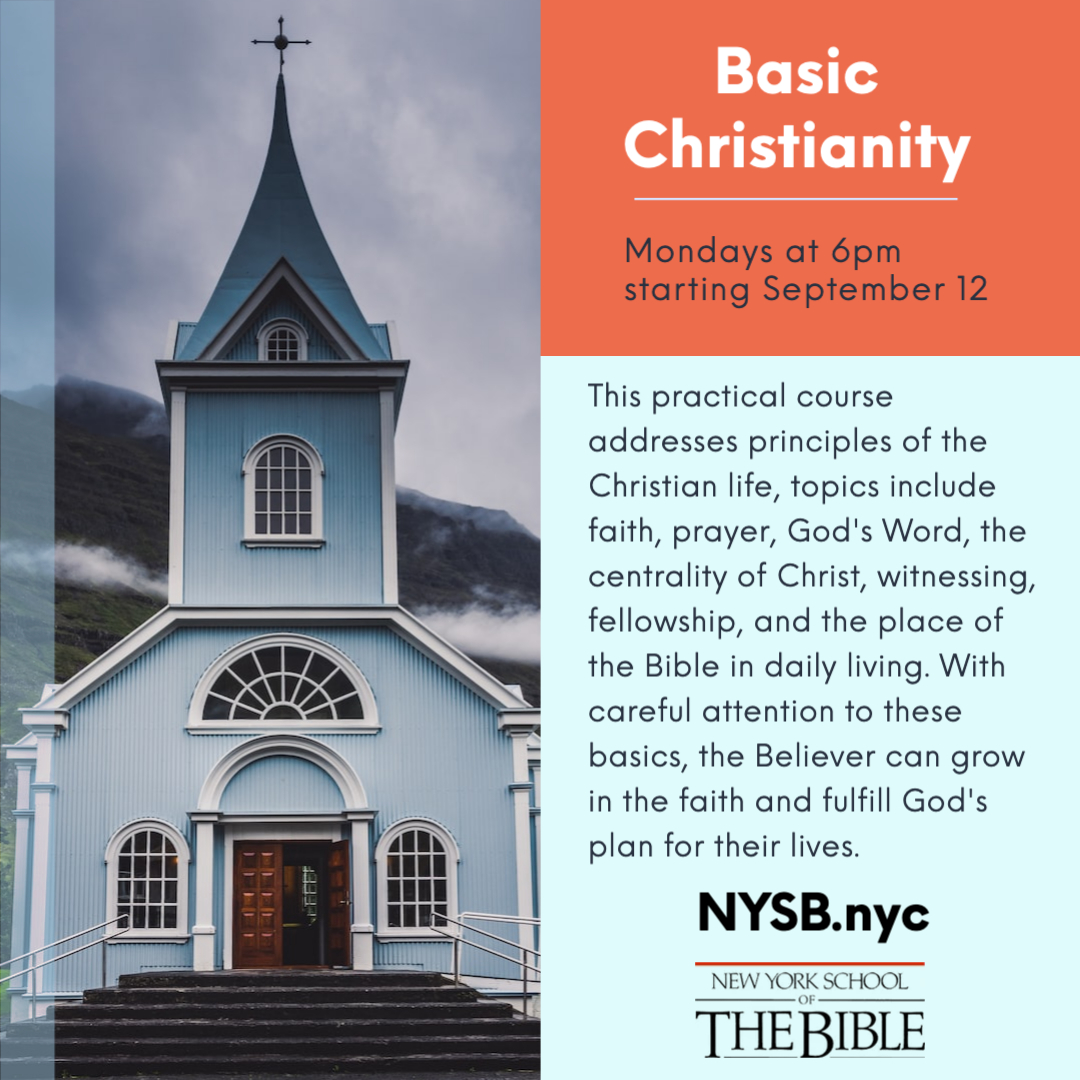 CBC_NYC's tweet photo. NYSB COURSE SPOTLIGHT: Through this inspiring course, new Christians will gain instruction in beginning their newfound spiritual life, while more mature Christians will be revived in their quest to regain their first love. Learn more at https://t.co/Gjbp0fnBOK https://t.co/5EXw60iRYJ