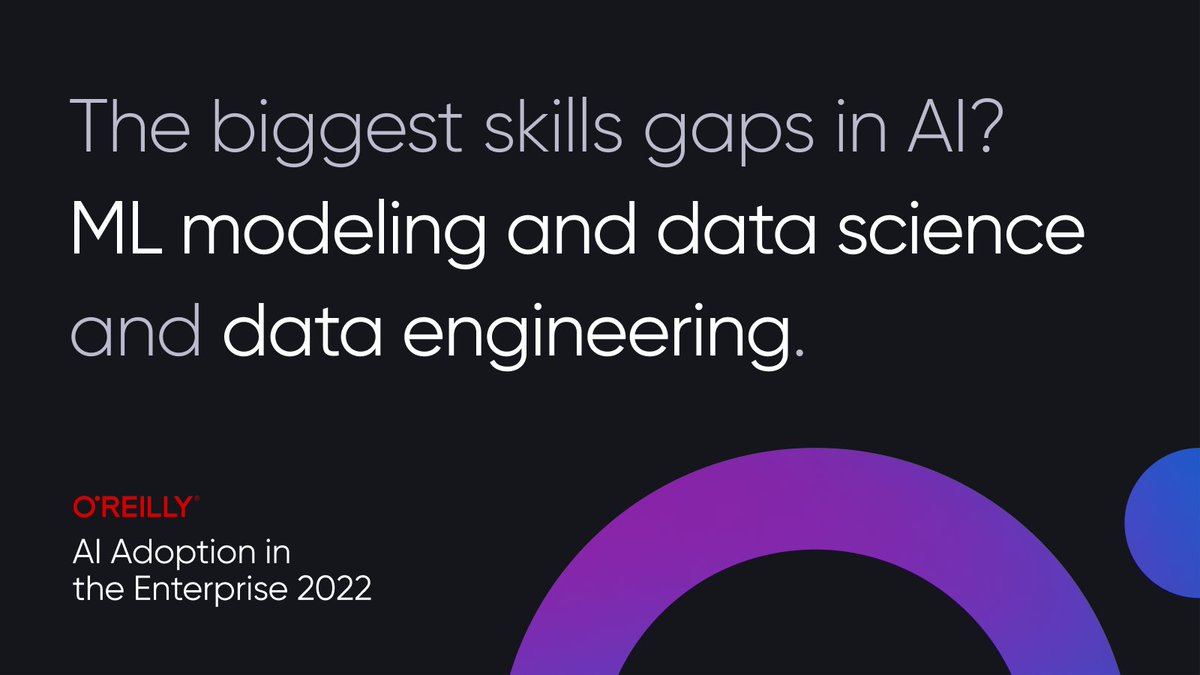 OReillyMedia's tweet image. If you’re curious about the state of AI today, or just want to see how your organization compares to others, check out this new O’Reilly report. oreil.ly/scx77