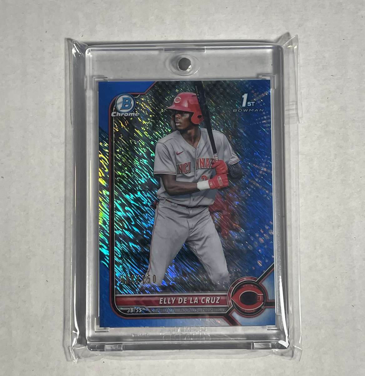 Sweet Elly De La Cruz Blue Shimmer /150 Pickup, thanks to <a href="/Gr8SportsCards/">Logan Harris</a> for the deal‼️