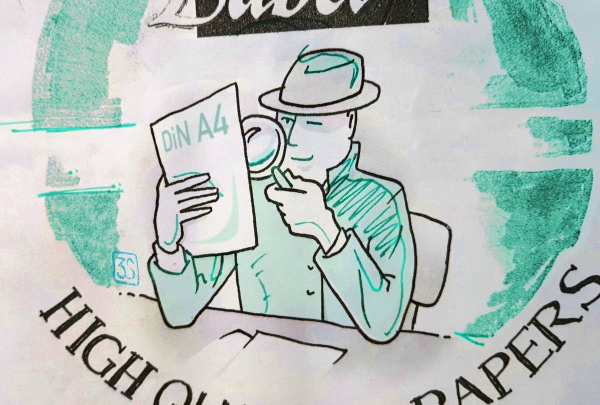 3_esse's tweet photo. On this day in august 1922, the Deutsche Institut für Normung published DIN 476-2, standardizing henceforth paper sheets in the now omnipresent sizes A4, A3 etc.
#OTD #DINA4 https://t.co/BZTNQ8PqfG