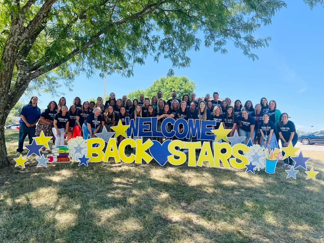 jvondrasekPreK's tweet photo. One of the best starts to a school year yet. Glad to be back and a part of this amazing team. Start of year 17 in the classroom, 14 pre-k, year 9 at the⭐ Forever grateful to those I have met, taught next to and most importantly leaned on and learned from along the way! https://t.co/BgqT5qOY0f