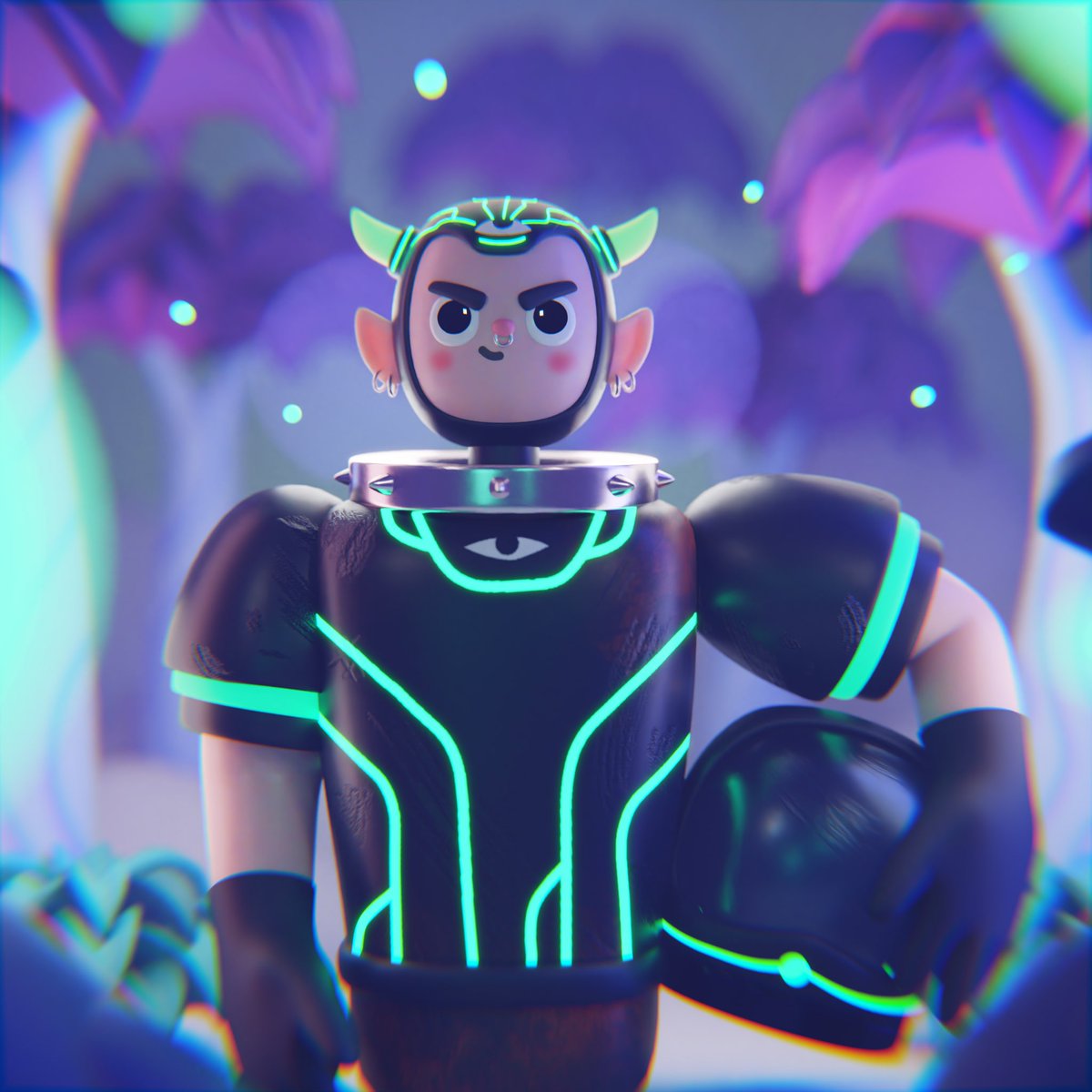 Trapped_mindT's tweet photo. Gotta love this cute astronaut I made with @Blender and @Procreate #Blender3d #3d #3dartwork #astronaut https://t.co/6tR3p75bAe