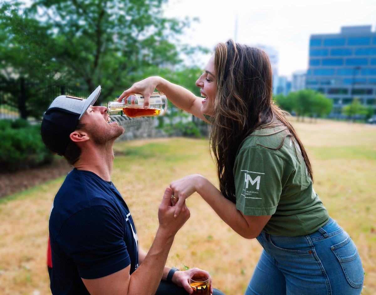 TarynPapa's tweet photo. “I do” take thee @HMWhiskey3 whiskey to have and to hold from this day forward. 💍😃🥃
PLEASE DRINK RESPONSIBLY.
#hermanmarshalltexaswhiskey #hermanmarshallwhiskey #texasbourbonwhiskey #hermanmarshalldistillery #hermanmarshall #engaged #fiance https://t.co/2OAdVMGU3q