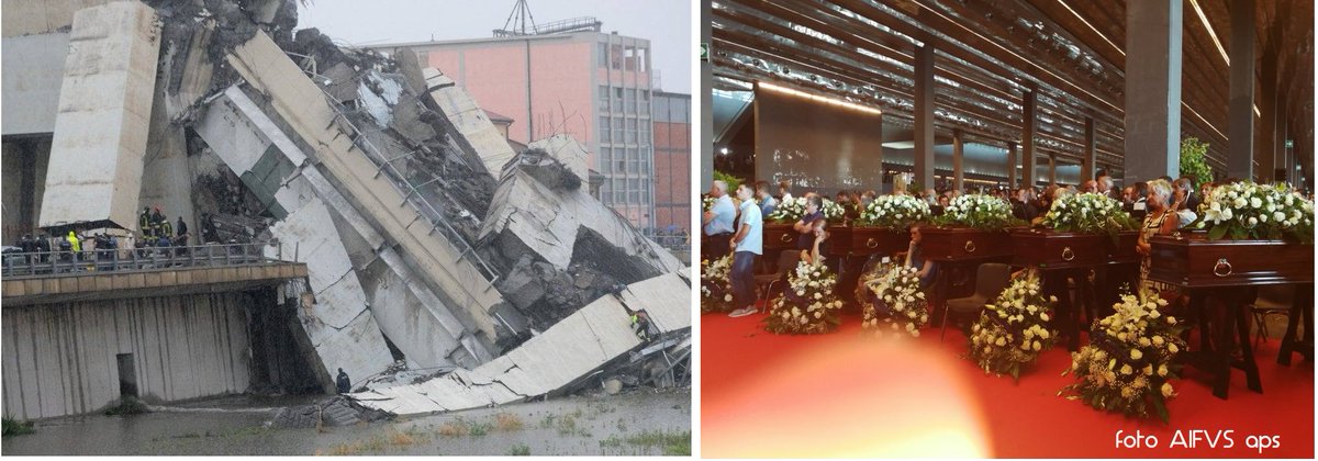 vittimestrada's tweet photo. @aifvs 
Quarto anniversario del crollo del Ponte Morandi 
Senza memoria non c’è futuro

Alle ore 11,36 di quattro anni fa, il 14 agosto 2018, crollava il Ponte Morandi, provocando la morte di 43 persone.
https://t.co/CwiEX1b3xD https://t.co/zJfQxZ6OOT