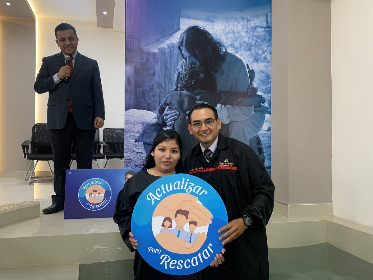 En el cierre de la Jornada de  #ActualizarParaRescatar, Rubí decide regresar a los brazos de Cristo. 🙏🏻  

¡Alabado sea el Señor por esta decisión! 🙏🏻 El área de secretaria avanza a paso firme ✍🏻👩🏻‍💻👨🏻‍💻