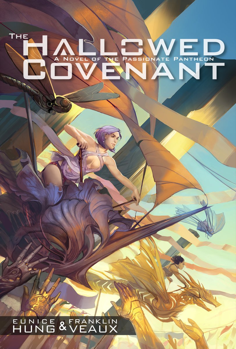 PassionPanth's tweet image. Only 8 hours left to get the new Passionate Pantheon novel, The Hallowed Covenant, at a reduced price before pub date! Sexy kinky romps in a far-future sci-fi city; what could be more fun? Hurry or you'll have to wait!
igg.me/at/hallowedcov…