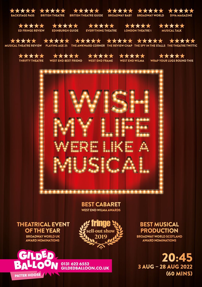 <a href="/karlsteele/">Karl Steele</a> Come and hear about the real lives of musical theatre performers in our sparkling show which won BEST CABARET at the <a href="/WilmaAwards/">West End Wilma Awards</a>! We’ve been selling out (so booking ahead is advised) and receiving 5-star reviews!