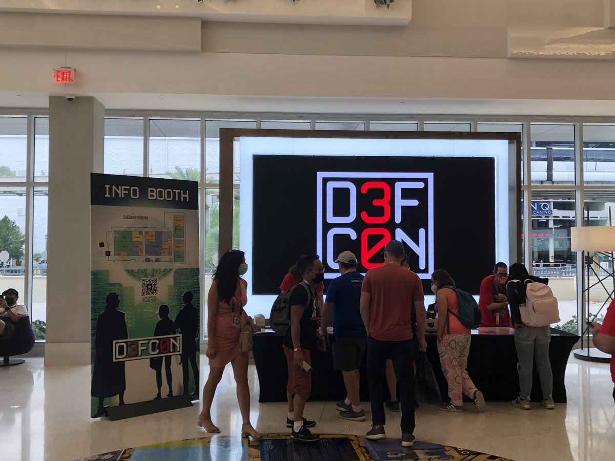 NFO_NFO's tweet photo. Have a question? Just ask a Goon at one of the seven info booths. #ThankAGoon #DEFCON30 https://t.co/DzkTmwBVgb