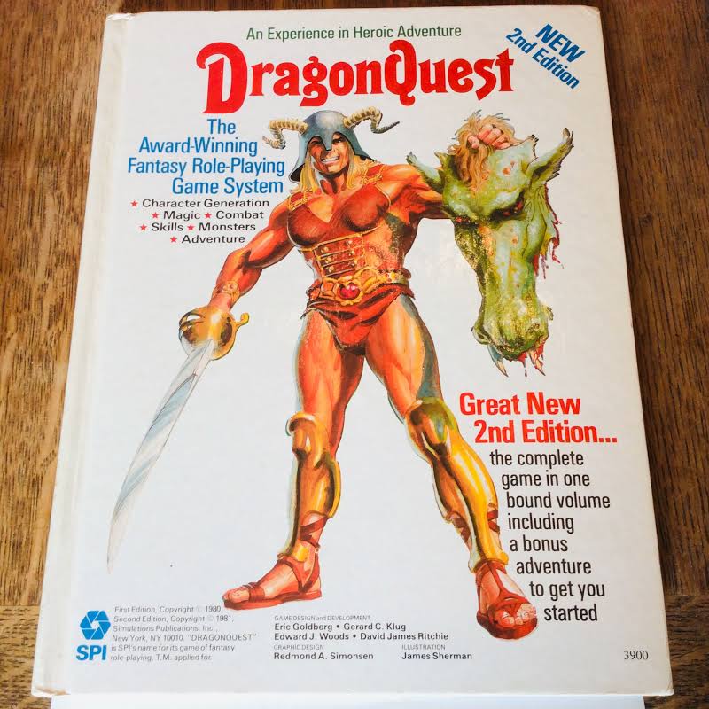 HermanHandlebar's tweet photo. @dtmooreeditor Probably DragonQuest. Great system. https://t.co/us0Yq5PRQK
