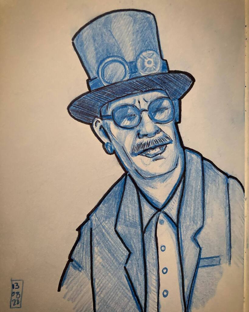 Dibujando con lápiz azul y tinta negra.
•
#lureka #sketch #draw #sketchbook #illustrator #instaart #painting #instaartist #digitalart  #sketching #イラスト #graphics #artistic #일러스트 #drawings instagr.am/p/ChNvap6KQeN/