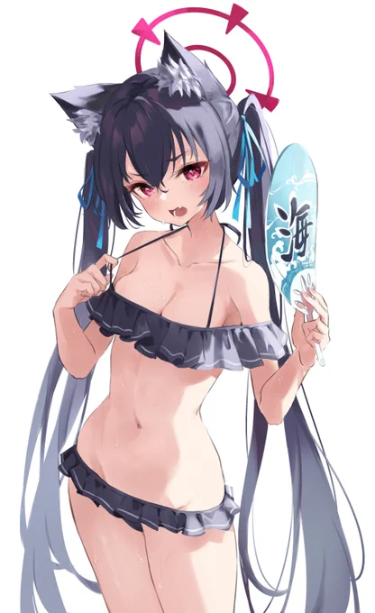summer serika #ブルアカ 