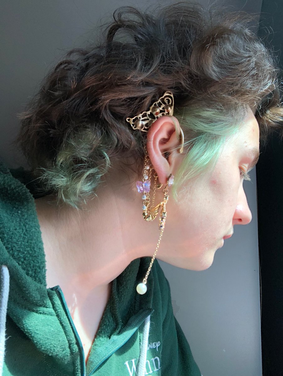 lilhobbitears's tweet photo. i hate my side profile but somehow this made it more bearable 🌱✨ https://t.co/QCqsDCNzQo