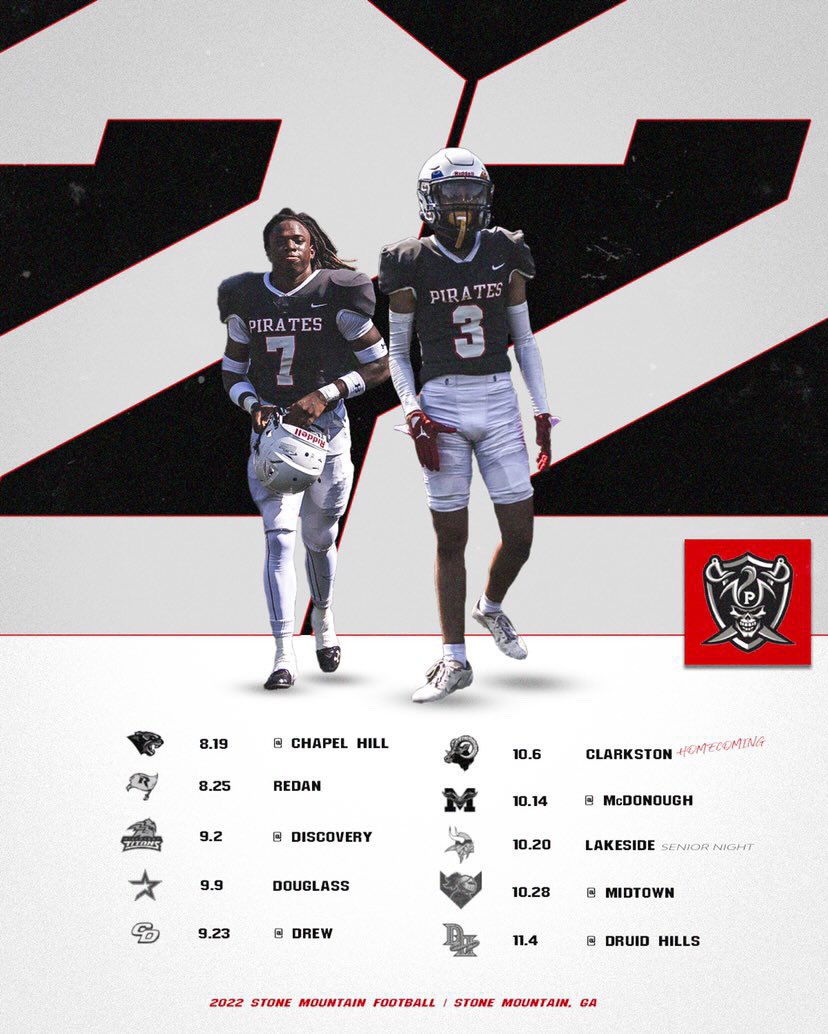 StoneMountainFB's tweet photo. 2022-2023 Official Schedule 🏴‍☠️ https://t.co/PeTv6snUJT