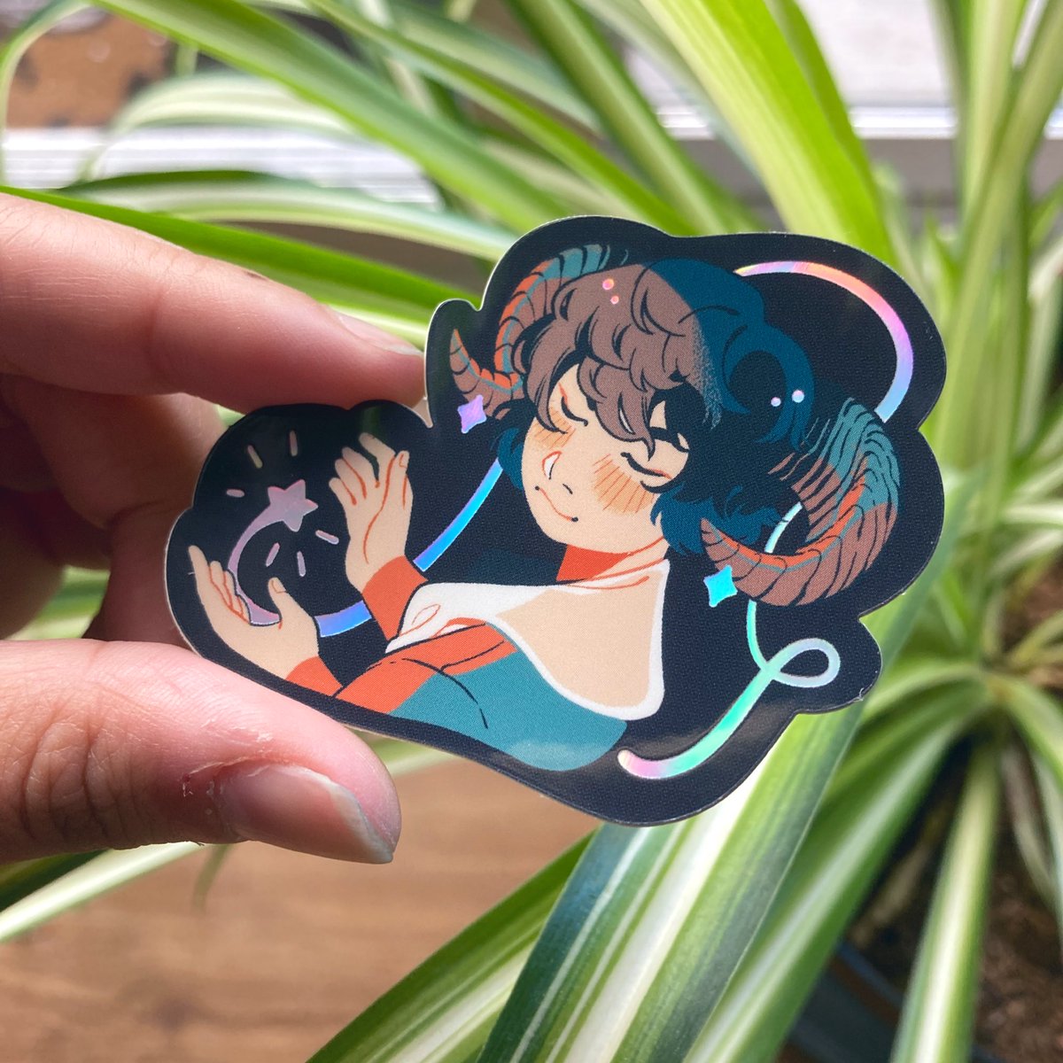 「New holographic sticker for ECCC!  」|Chan Chau @ TCAF 2104のイラスト