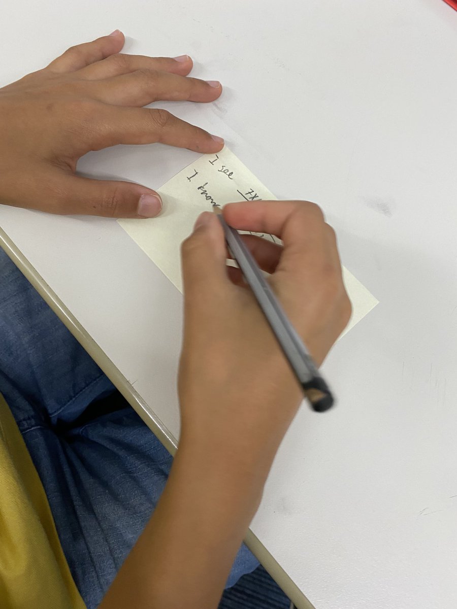 AISCElementary's tweet image. #AISCGrade5 @ThorpeBritt #AISCElementary Thinking stems for math strategies help us build fluency