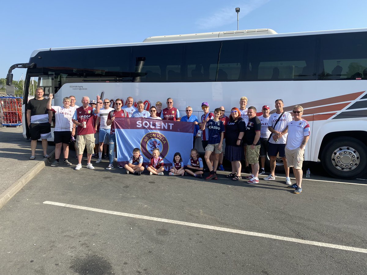 FinchamPete's tweet photo. Wonderful day back at Villa Park yesterday. A new record 53 on the coach from Southampton all Villa Supporters, met new and old friends and came home with 3 pts - Up the Mighty Villa!
@AviscSolent @Connorsherry3 @AVFC_News @AVFCStatto @TyroneMings @AVFCOfficial #utv #vtud #AVFC https://t.co/gn8i37D0mq