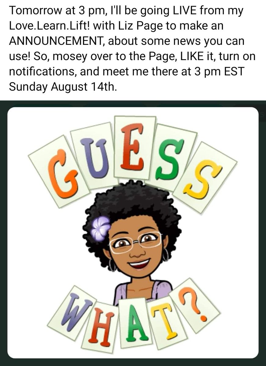 LLLwithLiz's tweet photo. If you're not following me on Facebook, you're missing out! Join us https://t.co/KwhQHOExZt