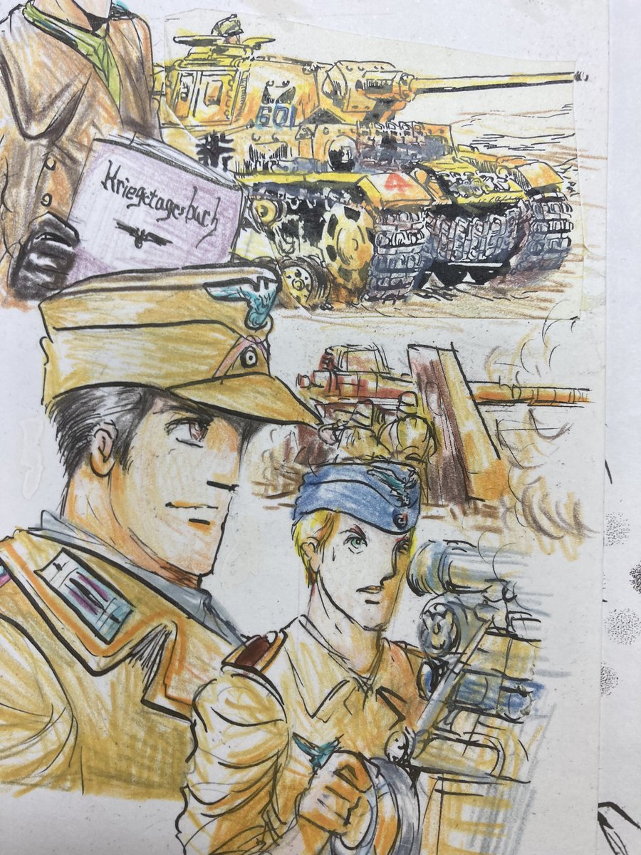 「1942号7月末、ロンメル元帥とアフリカ装甲軍はトブルクを陥落させた勢いでついに」|ふるゆきのイラスト