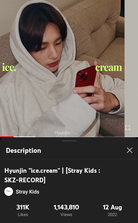 _HyunAdmirer's tweet photo. Stay keep support Hyunjin by stream his song!! Let's get him 2m view asap!! He deserved it🥺🥺
🍦Hyunjin "ice.cream" | [Stray Kids : SKZ-RECORD]
Yt 👉 https://t.co/tpL2uNP8CK
Embedded Link use perhour
👉https://t.co/yoIDevxdPg
#Hyunjin_IceCream 
#IceCreamOUTNOW
#현진 #Hyunjin https://t.co/kk9LM2ziZ5
