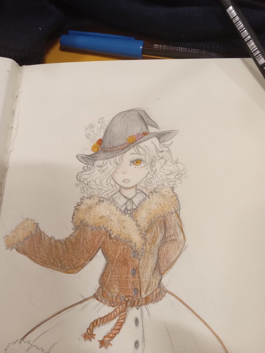 rou_yazz's tweet photo. #drawings #ilustration #dibujografito #proceso #witch #ColoredPencils 

🌙💕💖🌺🌙 https://t.co/jOGdwFkviI
