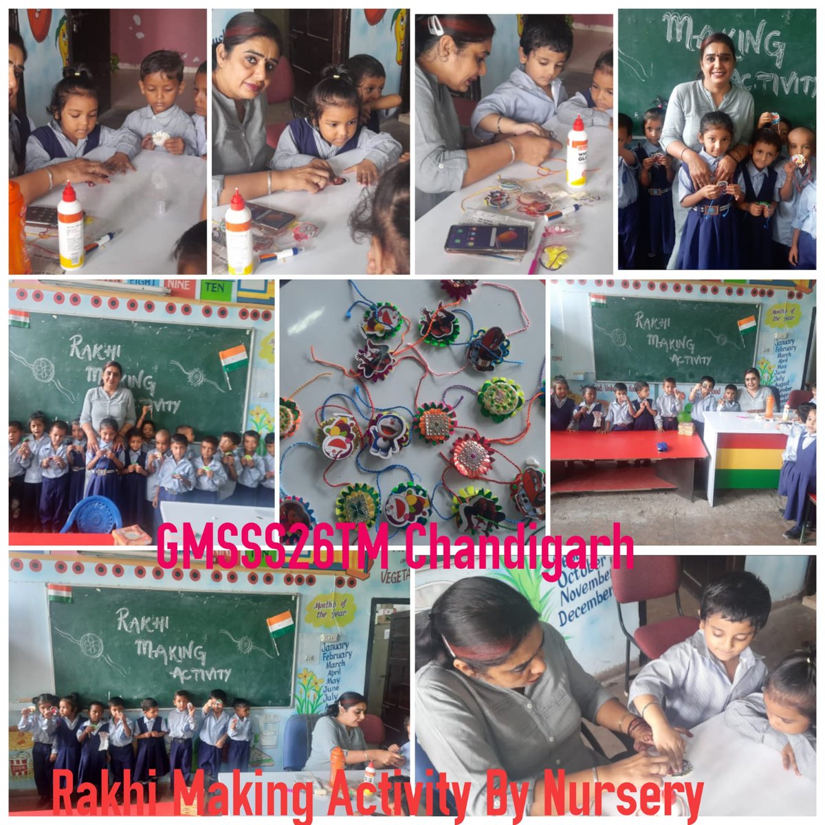 gmsss26tmchd's tweet photo. #rakshabandhan2022
#FLN
#learningthroughactivities
#Rakhi_Making activity
#learningeveryday
Rakhi making activity by Nursey & Pre nursery students on 10/08/2022
@ChdGovtSchools @ncert @EduMinOfIndia @EBSB_Edumin https://t.co/hNtuB1Lor2