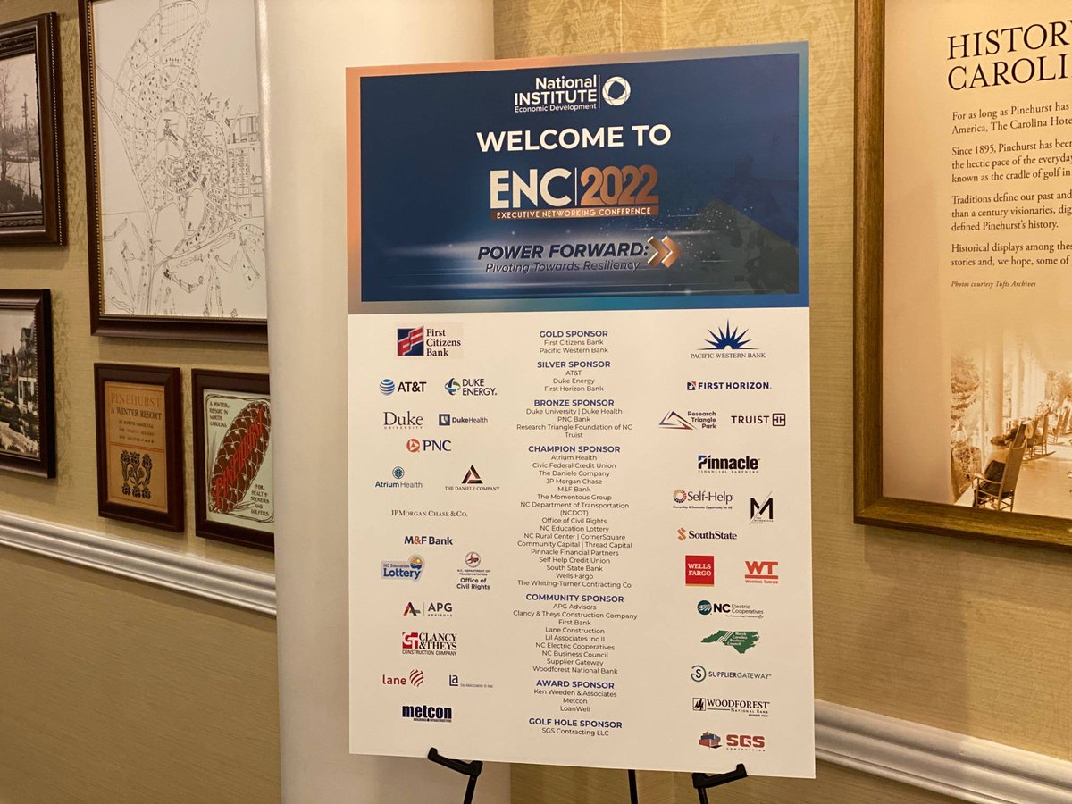 Exited to connect with our colleagues the next few days at the ENC conference! Connect with us if you’re here! National Institute of Minority Economic Development  #minoritycontractor #sponsor #Build919 @SBTRC_SAR
