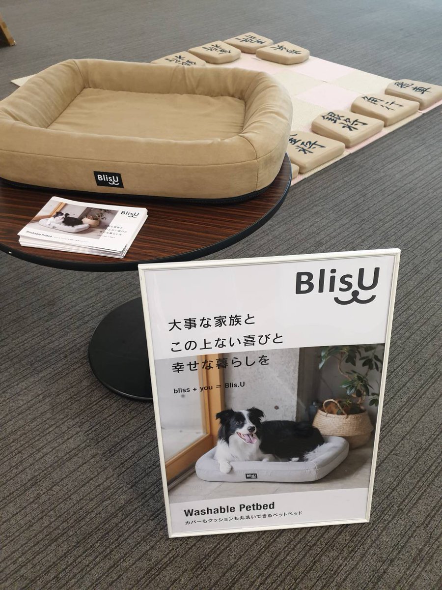 cengpetlab's tweet photo. 今日明日と大崎で #ねこまど将棋まつり が開催されてます。Blis.Uのペットベッドも一緒に展示していますので将棋好きさん、ちらっと現物見たい人、ぜひぜひ遊びにきてください🐶😺 https://t.co/mTMl0Rmz1A