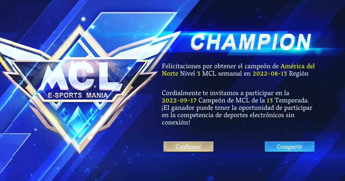 AblemosDeG's tweet photo. Ganando mi pase para la MCL de Movil Legends
#AblemosDe #ADeG #movillegends #MCL #Movil #Legends #Gamimg #MOBA #LOL #movillegendslatinoamerica #movillegendsmundial https://t.co/gwtN65Jzhb