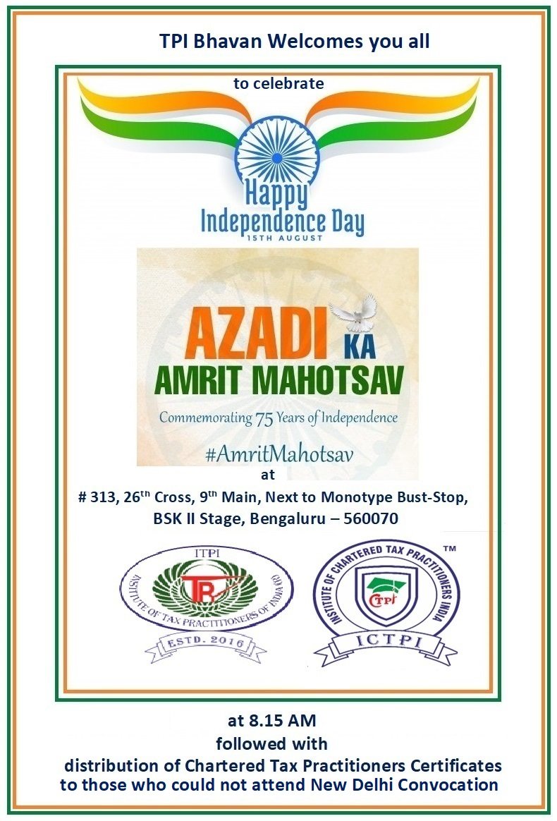 Wish one and all for the celebration of 75 years of Independence