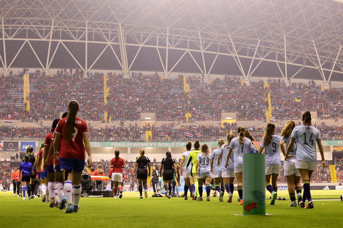 22,446 at Estadio Nacional tonight. 

Increíble, Costa Rica. 👏

#VamosJuntas | #U20WWC