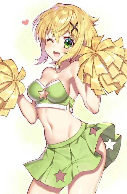 チア切ちゃん完成しました〜〜 