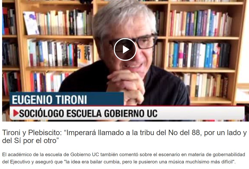 fcofar1's tweet photo. @eugeniotironi Eres muy fresco. Tu mismo fuiste el que usó al No en esta campaña electoral. https://t.co/cOCiCYMc1q