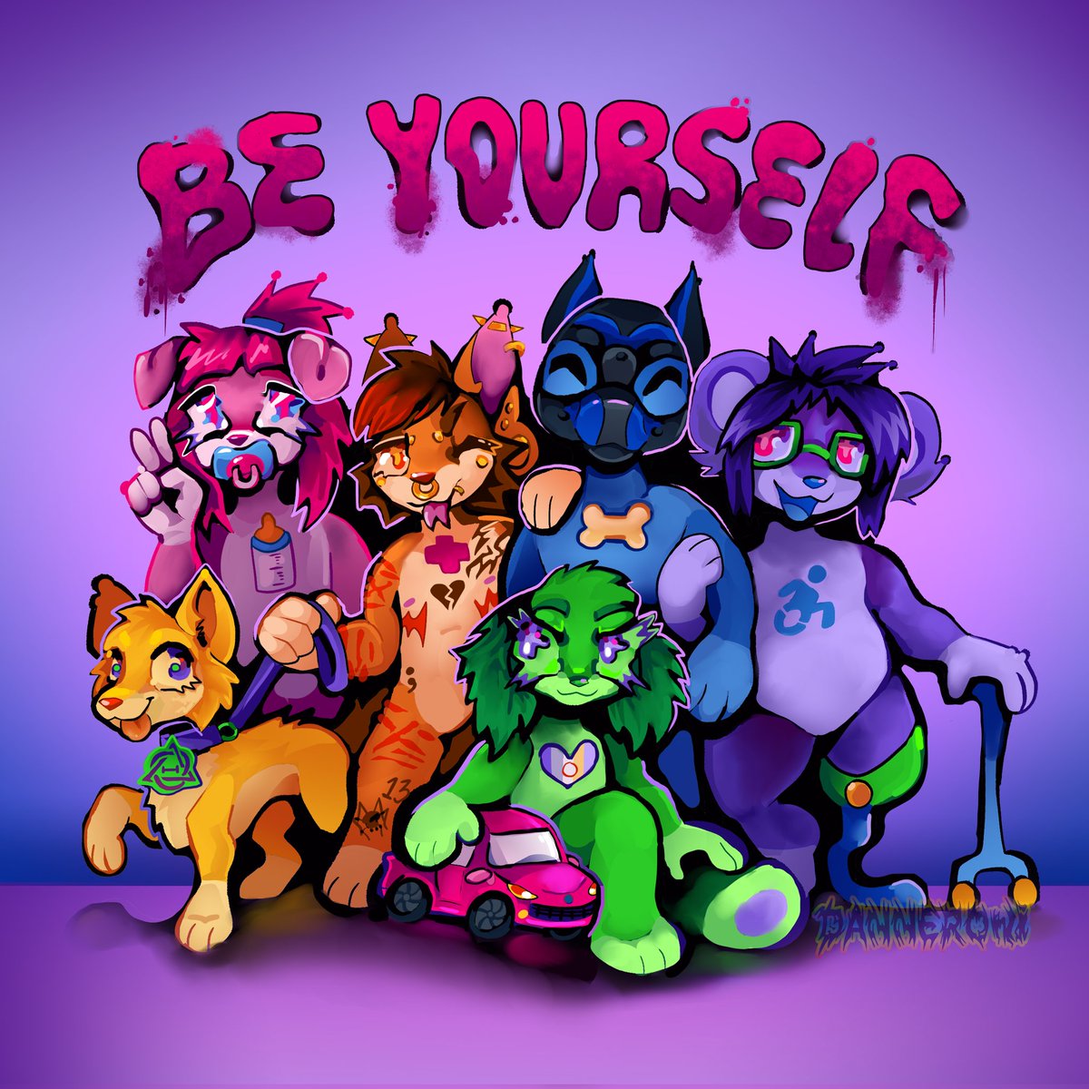 Danneroni's tweet image. ⭐🌈 BE YOURSELF! 🌈⭐