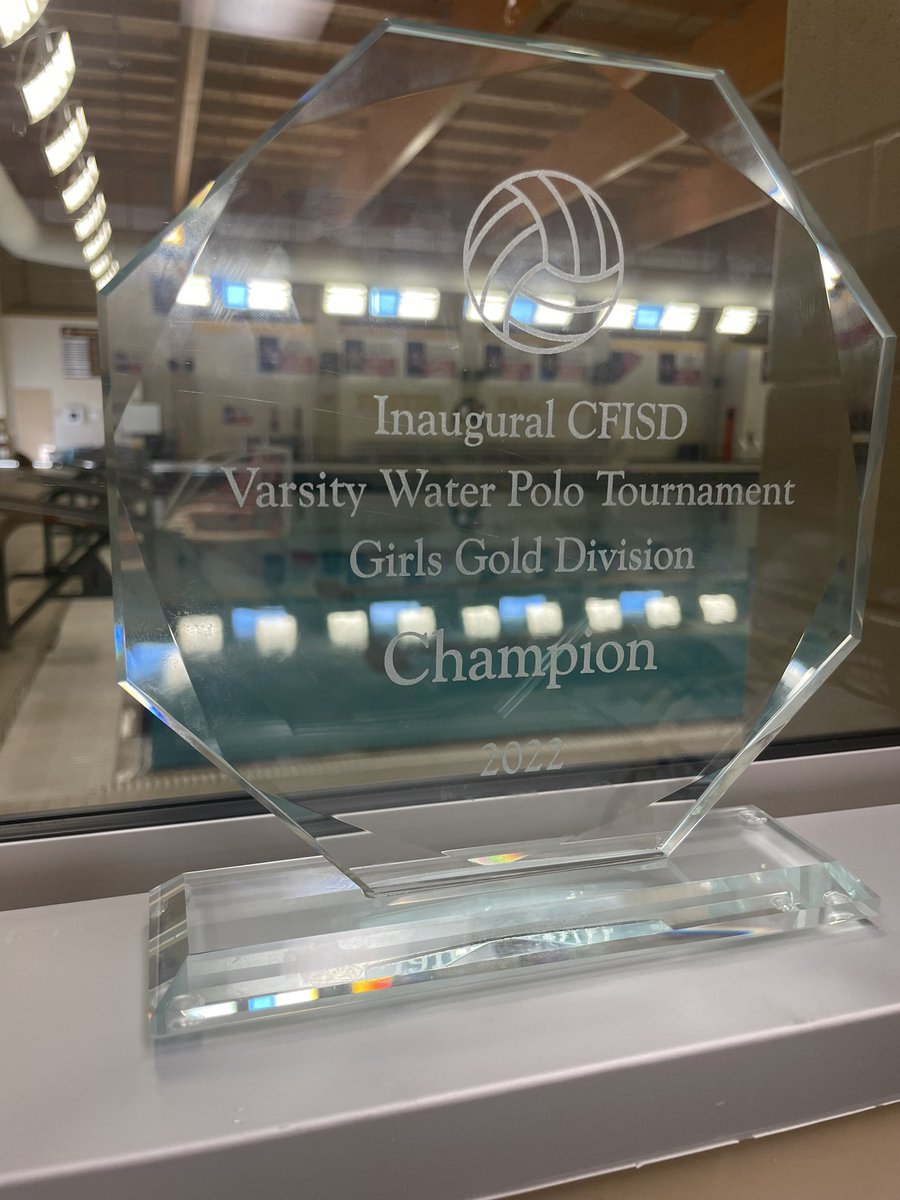 Foster_Aquatics's tweet photo. Champions of the Inaugural @CFISDAquatics Water polo Tournament! These ladies played 7 games over 2 days against some great teams 👏 #ptn https://t.co/EnmOzbffAr