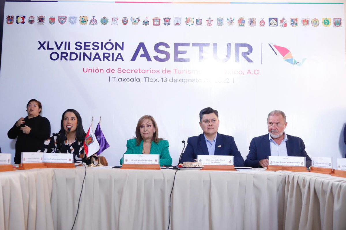 LorenaCuellar's tweet photo. El turismo de #Tlaxcala vive un momento histórico, registra un mayor flujo de visitantes gracias a los diversos atractivos que ofrece y a la calidez de su gente.
La entidad es sede de la XLVII Sesión Ordinaria de la Asociación de Secretarios de Turismo de México. https://t.co/atfggLaEuk