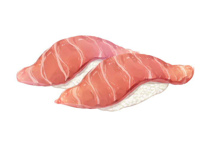 定期的にお寿司を描く 