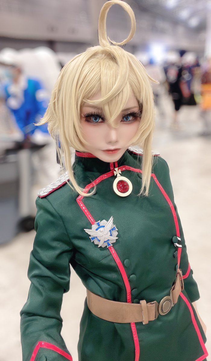 幼女戦記　ターニャ・デグレチャフ　コスプレ衣装　ウィッグ 幼女戦記 ターニャ・フォン・デグレチャフ コスプレウィッグ