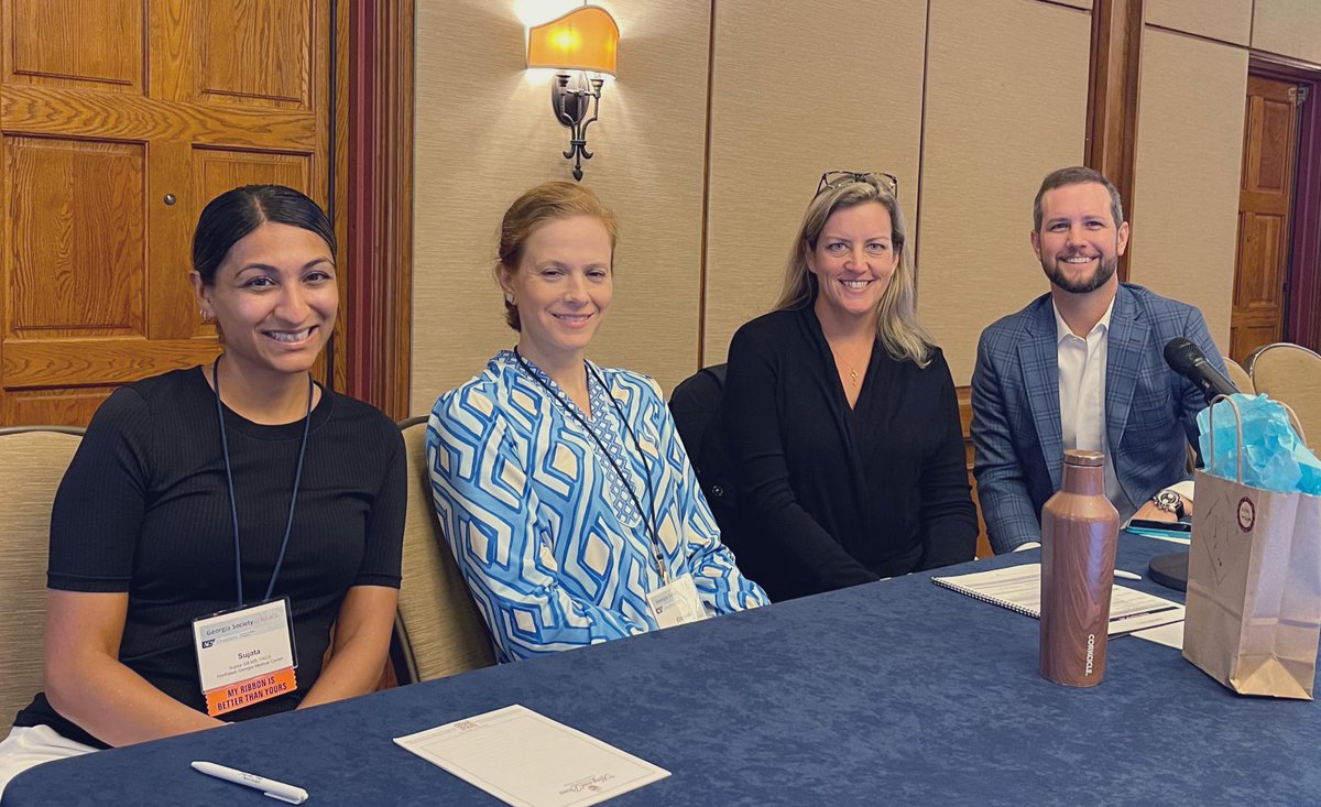 SG_Surgery's tweet photo. #GASurgeons22 @GaSACS #EducationPanel on Mentor/Coach/Sponsor after residency, Burnout in Surgery, Defending your Care #proud to #moderate these #experts! https://t.co/2EfOeCxYhH