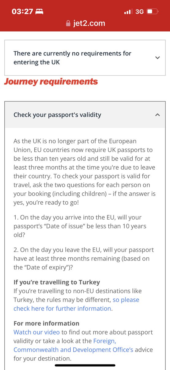 Keeley_Gaye's tweet photo. @jet2tweets myself and my husband fly to Crete in October with yourselves. When we fly home we will have 5 1/2 months left on our passports. Can you confirm we are ok to fly with less than 6 months left as per your website https://t.co/ziUAw4Ef1Y