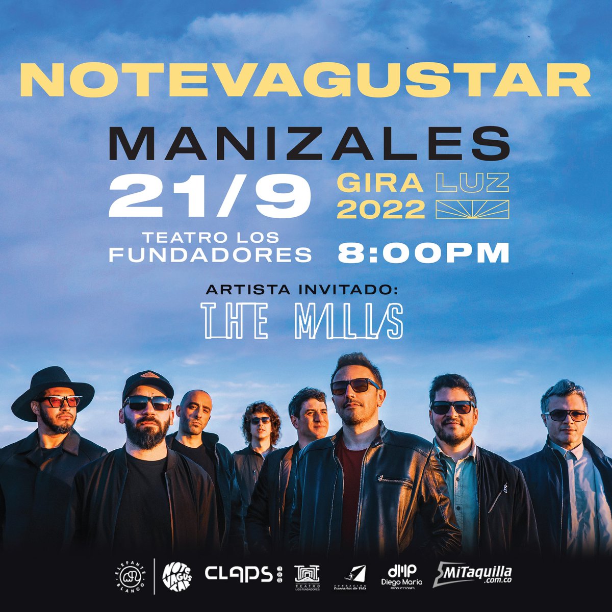 ntvgoficial's tweet photo. 📣 ¡MANIZALES! 🇨🇴 Estamos muy felices de anunciar que nos van a estar acompañando los grandes de @TheMillsBand el próximo 21 de septiembre en el show en el @teatrofundadore 🙌🙌 Ya falta muy poco para vernos! 

🎫 Boletas 👉 https://t.co/lqgJybNKgO https://t.co/pyTDrRi2xe