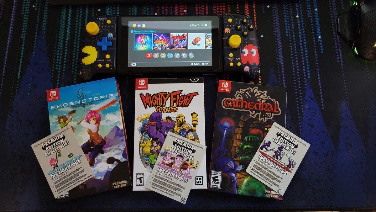 CrowContinuum's tweet photo. In case it makes any difference, I took a picture including the game boxes when I got home. https://t.co/Rl0vFx3pDs