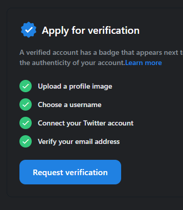 PepeApeYC's tweet photo. We're about to hit 300eth volume, and have been denied verification TWICE without any explanation!
@Opensea
Please manually review this request and give us the checkmark we deserve! https://t.co/ljc35XI9bA